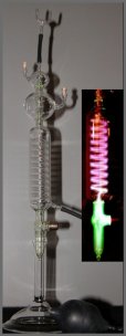 Coiled ozone glow